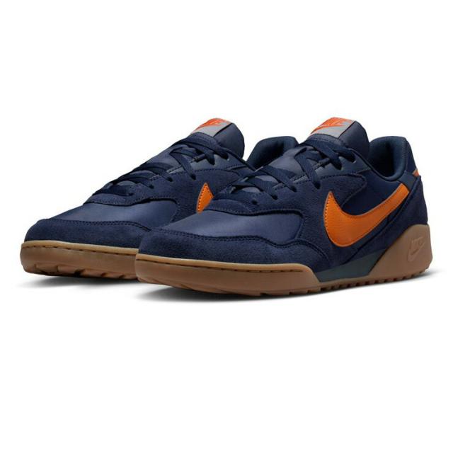 ナイキ テラマンタ スエード ローカット スニーカー シューズ テラモンタ メンズ 青 紺 ブルー 25.5 26 26.5 27 27.5 28 IM6483 400 NIKE TERRA MANTA SUEDE 靴 くつ 男性 紳士 レディース 女性 OBSIDIAN/CAMPFIRE ORANGE【箱アウトレット】sh2394