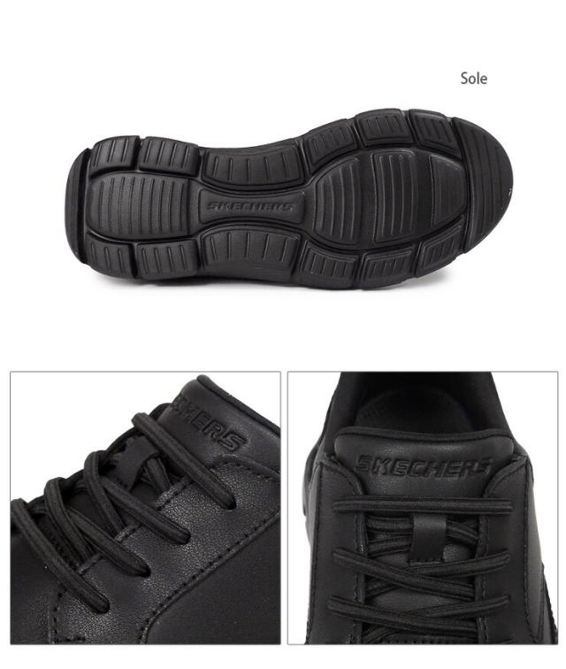 スケッチャーズ スリップインズ アーチフィット ビジネスシューズ メンズ 25 25.5 26 26.5 27 ブラック SKECHERS ARCH FIT GARZA-ROWAN Hands Free Slip-ins ハンズフリー 205517/BBK カジュアルフォーマル 無地 黒 レザー 合皮【箱アウトレット】sh2411_3