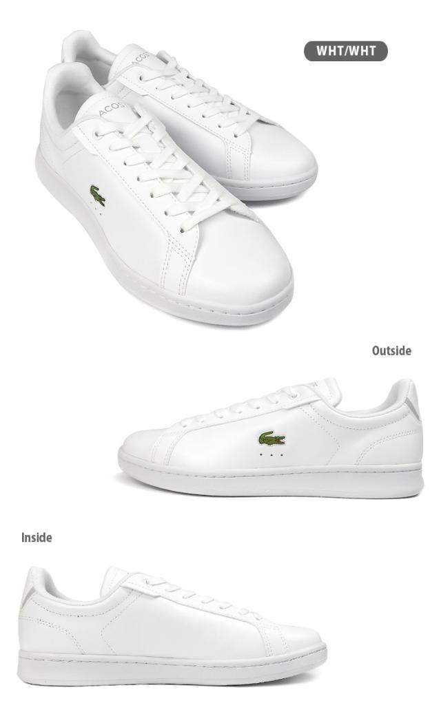 【箱アウトレット】LACOSTE CARNABY PRO BL 23 レディース ローカット スニーカー シューズ 23 23.5 24 24.5 ホワイト No.sh1988_1