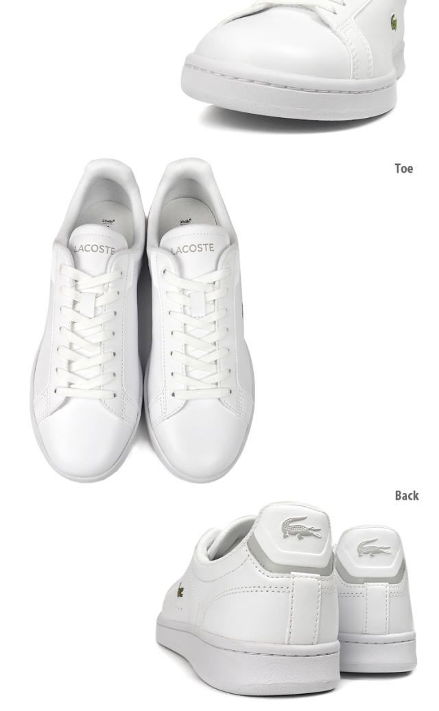 【箱アウトレット】LACOSTE CARNABY PRO BL 23 レディース ローカット スニーカー シューズ 23 23.5 24 24.5 ホワイト No.sh1988_2