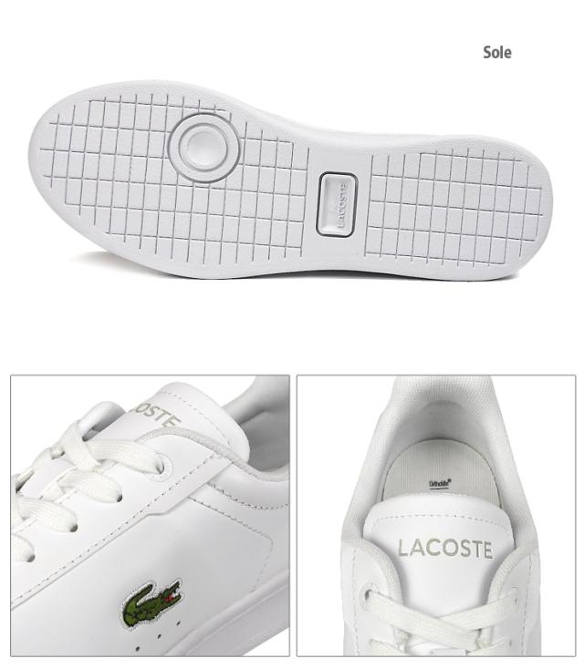 【箱アウトレット】LACOSTE CARNABY PRO BL 23 レディース ローカット スニーカー シューズ 23 23.5 24 24.5 ホワイト No.sh1988_3