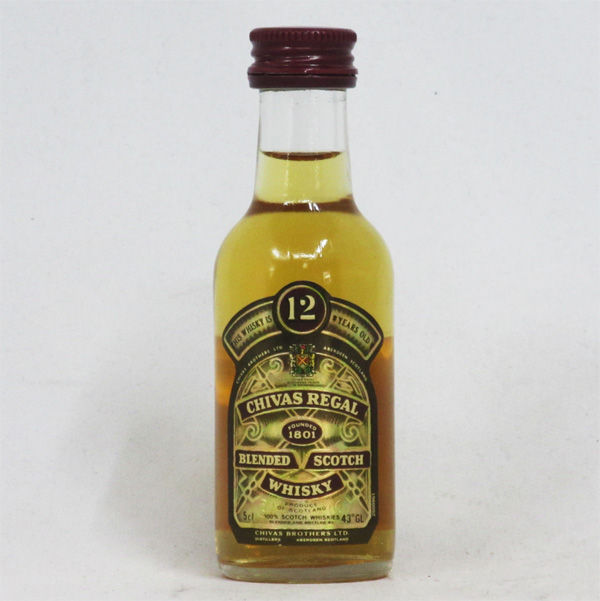 ミニサイズ レトロ シーバスリーガル12年 43度 50ml 並行品の通販はau Pay マーケット 中央酒販