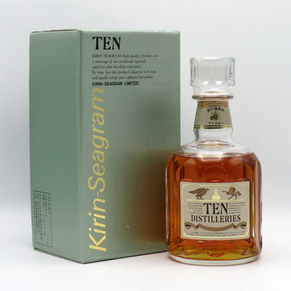 【レトロ】キリンシーグラム TEN DISTILLERIES（10の蒸溜所） 43度 720ml （専用化粧箱入）