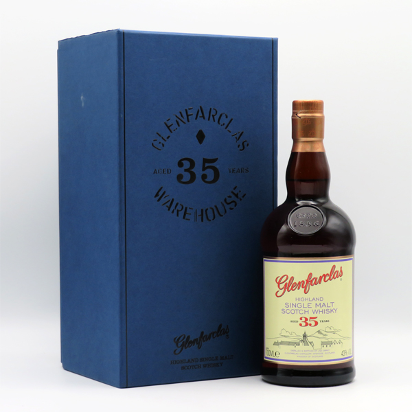 グレンファークラス35年 レッドドア 43度 700ml 正規品 （専用化粧箱入）の通販は