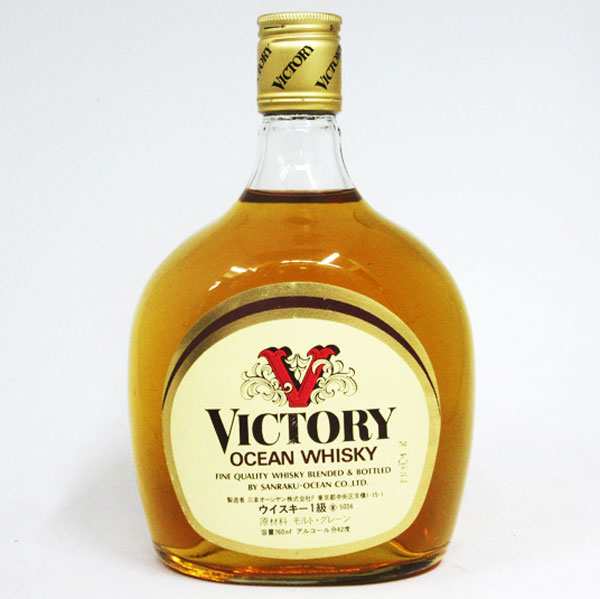 【レトロ：1級表示】オーシャンウイスキー VICTORY 42度 760ml （箱なし）