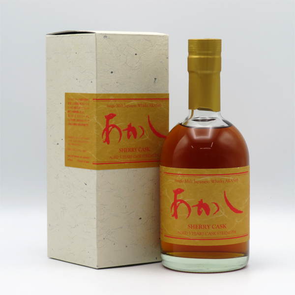 あかし シェリーカスク PX5年 61度 500ml （専用BOX入）