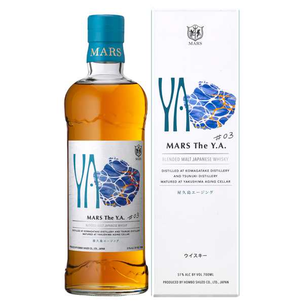 MARS The Y.A. ＃03 ブレンデッドモルト ジャパニーズウイスキー 51度 700ml （専用BOX入）