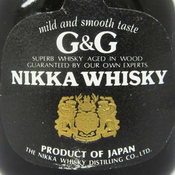 古酒 ニッカウイスキー 世界環境の日記念ラベル G&G NIKKA 特級 760ml 43%-