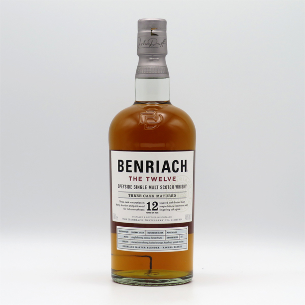ベンリアック12年 スペイサイド・シングルモルト 46度 700ml 正規品 (箱なし)の通販は 4,977円