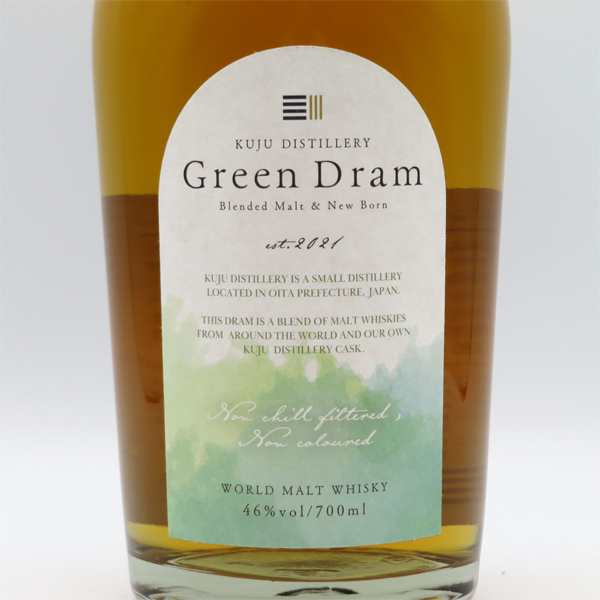 久住蒸溜所（KUJU DISTILLERY） ブレンデッドモルト グリーンドラム（Green Dram） 46度 700ml （専用BOX入）｜au  PAY マーケット