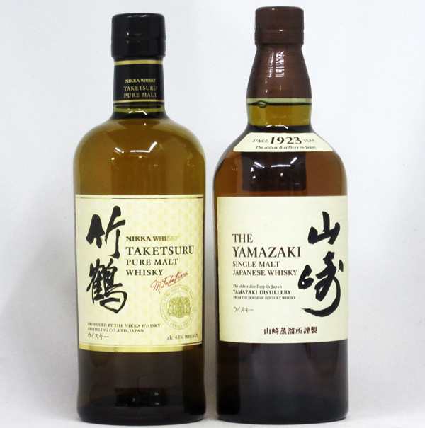 竹鶴 白ラベル/山崎 NV 700ml （箱なし） 2本飲み比べセットの通販はau PAY マーケット - 中央酒販 - ウイスキー