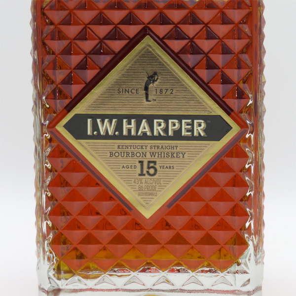 レトロ】IW ハーパー15年 43度 750ml 並行品 （箱なし）