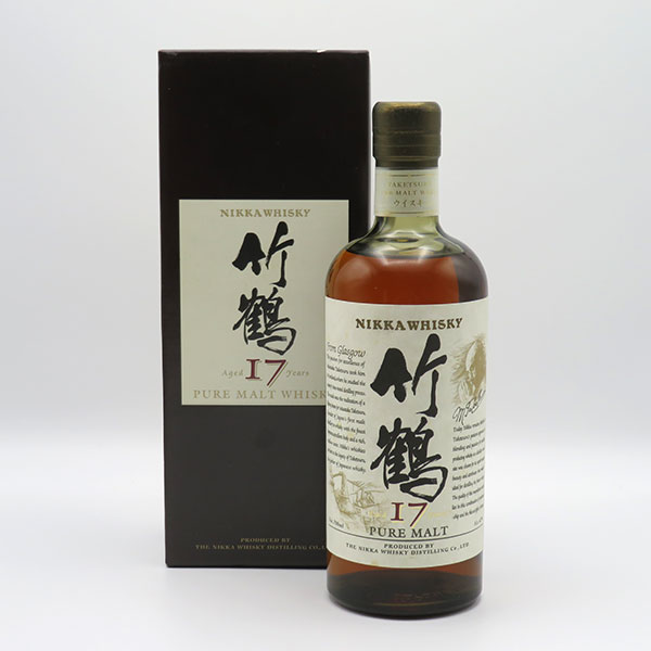 竹鶴17年ピュアモルト箱付き 未開栓ニッカ 竹鶴 17年 ピュア