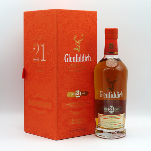 未開封 シングルモルトウィスキー グレンフィディック 21年 専用箱付き