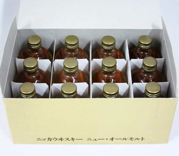 【ケース販売/12本入】【ミニサイズ】【レトロ】ニッカウヰスキー All Malt （オールモルト） 40度 50ml