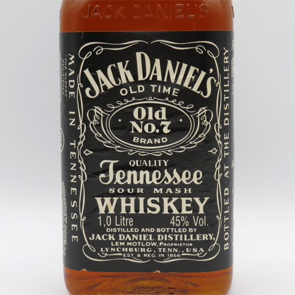 【旧ボトル】ジャックダニエル　ブラック （Old No.7）45% レトロ】ジャックダニエル ブラック No.7 45度 1000ml 並行品