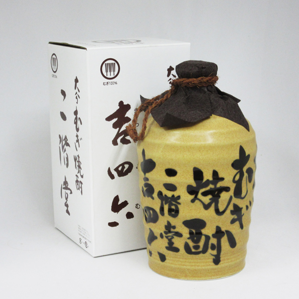 吉四六 壷（つぼ） 25度 1800ml （専用BOX入） 麦焼酎 【6本迄1個口発送可能】の通販は 6,570円