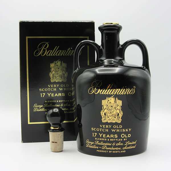 【レトロ】バランタイン17年 （Ballantine's） 陶器ボトル 750ml 並行品 （替え栓付き・専用BOX入）の通販は
