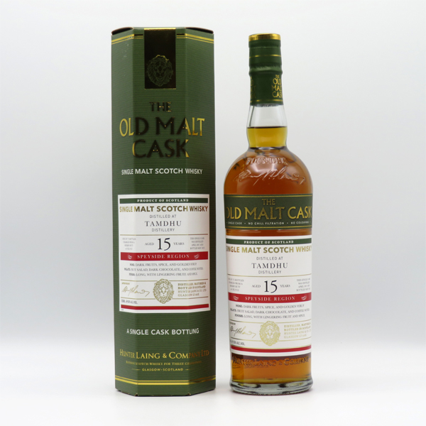 【ハンターレイン：オールドモルトカスク】タムデュー15年 2007-2022 シェリーバット 50度 700ml （専用BOX入）の通販は