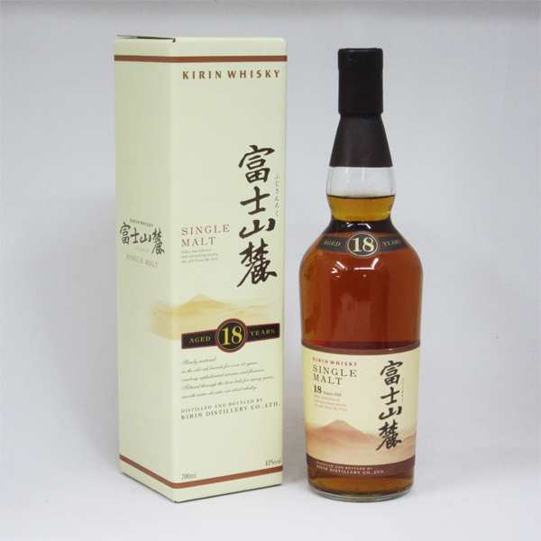 富士山麓18年 43度 700ml （専用BOX入）