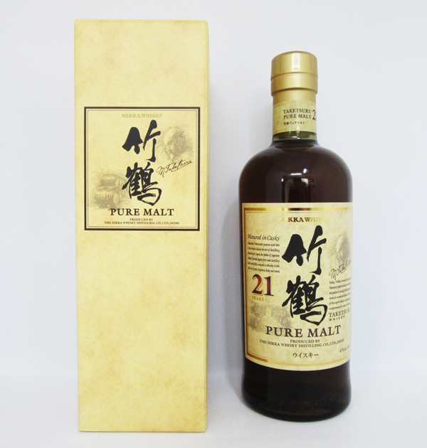 竹鶴21年 ピュアモルト 43度 700ml （専用BOX入）