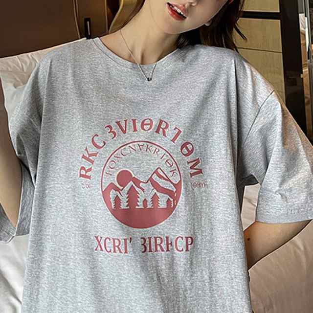 まとめ買い15％OFF！プリント Tシャツ カットソー ゆったり ビッグシルエット レディース (送料無料)[郵2]^t811^の通販はau PAY  マーケット - uricca（ウリッカ）by ブルーポート