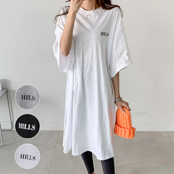 ワンピース 夏 春 レディース 半袖 Tシャツ ロング 大きいサイズ 膝丈 ロゴ 五分袖 ゆうパケット送料無料 郵2 W531 の通販はau Pay マーケット ブルーポート