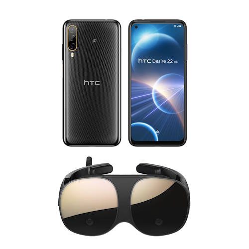 HTC 【VRスタートセット】VIVE Flow VRグラス+Desire 22 pro ダーク 