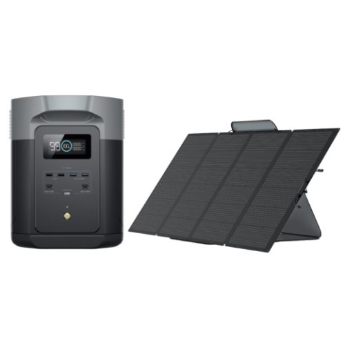 エコフロー(EcoFlow) EcoFlow DELTA 2 Max 2048Wh + SOLAR400W