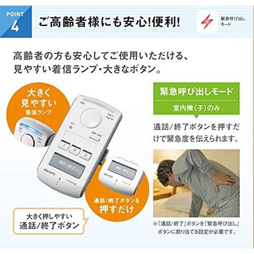 【長期保証付】DXアンテナ DWA20BD DXアンテナ ワイヤレスインターホン 室内親機 玄関子機セット_4