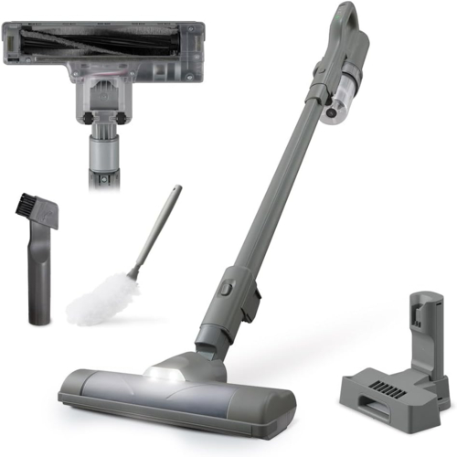 【長期保証付】アイリスオーヤマ(Iris Ohyama) SCD-123P-H グレー マジカリーナ 軽量コードレススティッククリーナー