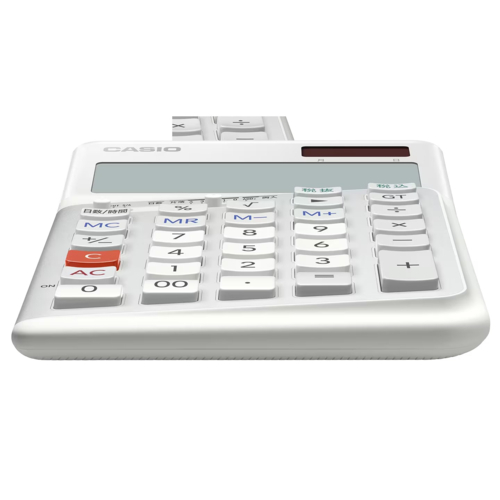 【長期保証付】CASIO(カシオ) JE-12D-L-WE 人間工学電卓 左手用 12桁