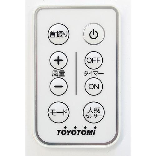 TOYOTOMI人感センサー付リモコン壁掛けAC扇風機FW-S3024ホワイト