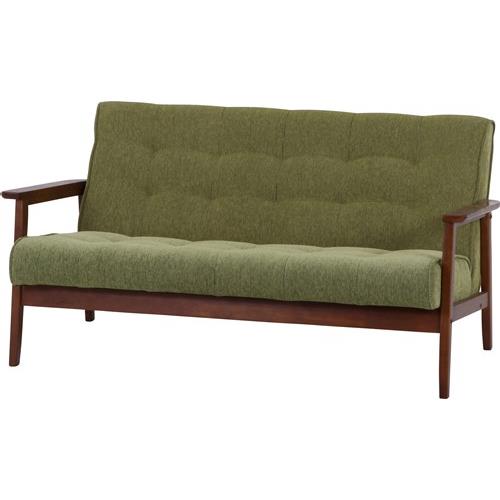 不二貿易 【組立品】 ファブリックソファー フレンズＧＲ ２Ｐ ８４６