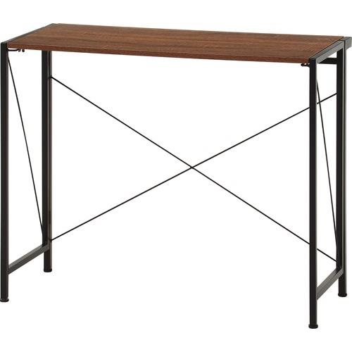 不二貿易 【完成品】折りたたみデスク アロン ＢＲ ブラウン