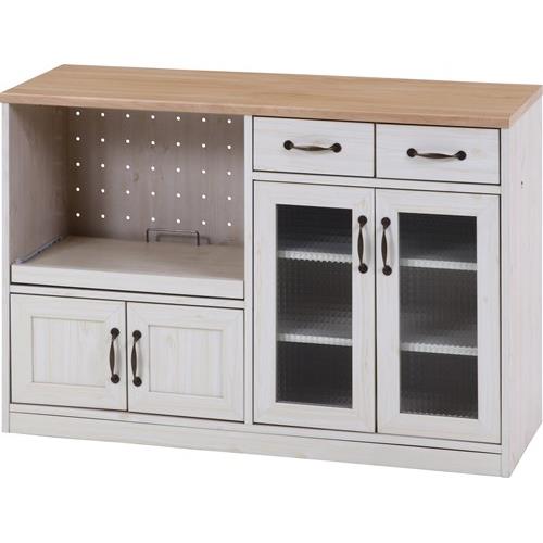 不二貿易 【組立品】キッチンカウンター １２０幅 ＮＡ×ＷＨ