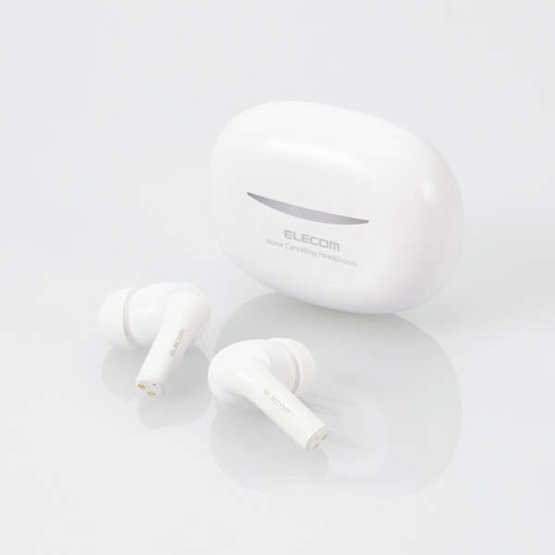 エレコム(ELECOM) LBT-TWS15WH2(ホワイト) 完全ワイヤレスBluetoothヘッドホン ノイズキャンセリング