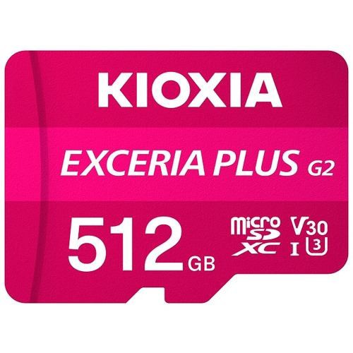 キオクシア(KIOXIA) KMUH-B512G EXCERIA PLUS G2 microSDXCカード 512GB CLASS10 UHS-I