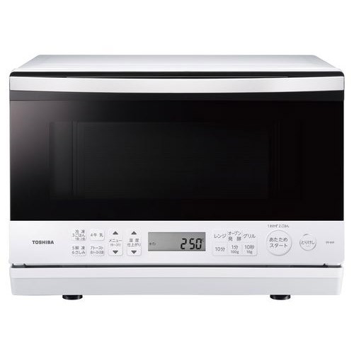 東芝(TOSHIBA) ER-60A-W(グランホワイト) 石窯ドーム 角皿式スチームオーブンレンジ 23L