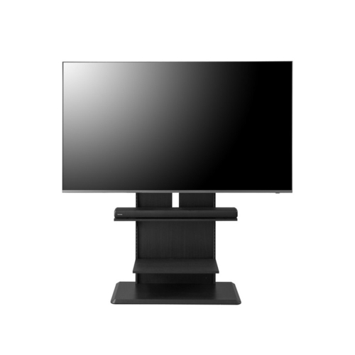 アイリスオーヤマ(Iris Ohyama) UTS-900R-B ブラックオーク スタンドテレビ台 幅90cm VESA対応 高さ13段階 75V対応の通販は