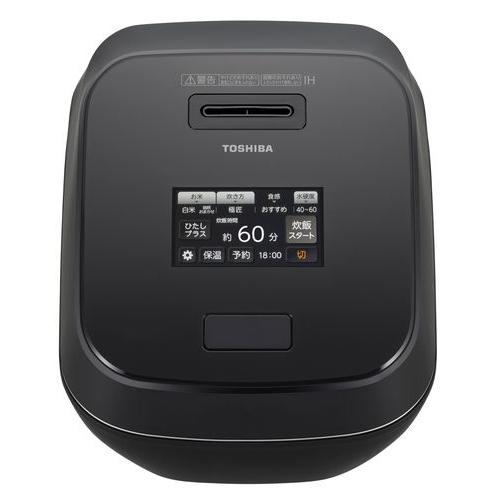 【長期保証付】東芝(TOSHIBA) RC-10ZWW-K グランブラック 炎匠炊き 真空圧力IH炊飯器 5.5合