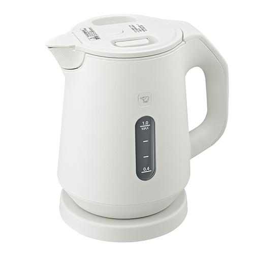 【長期保証付】象印(ZOJIRUSHI) CK-KA10-WM(ペールホワイト) 電気ケトル 1.0L