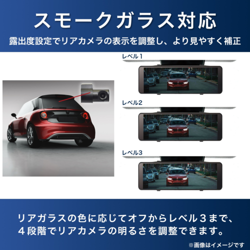 KEIYO(ケイヨー) AN-R121 デジタルバックミラー＋2カメラドライブレコーダー_3
