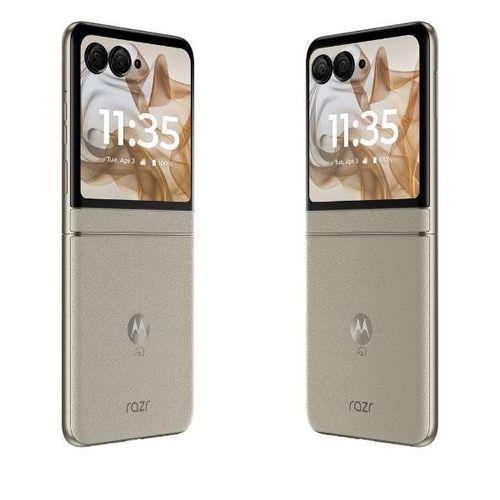 Motorola razer 50 サンドクリーム　※ほぼ新品 新品未開封] SIMフリー モトローラ Motorola razr 50 サンド