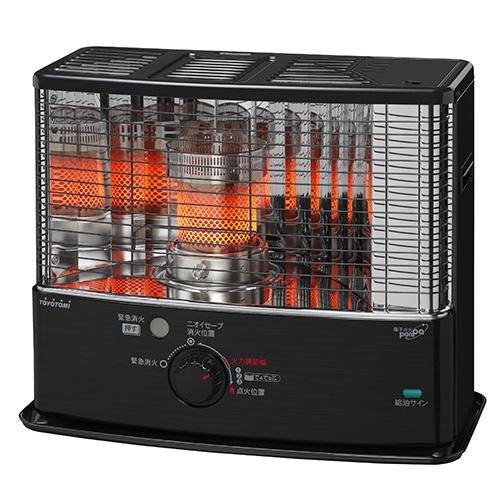 【長期保証付】トヨトミ(TOYOTOMI) RS-W3024 ブラック 反射型 石油ストーブ 木造8畳/コンクリート11畳