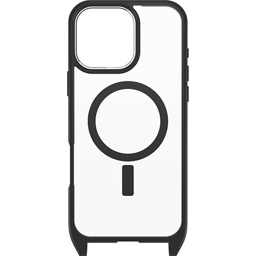 OtterBox OB7796836 iPhone16ProMax用 React Necklace MagSafe Black Crystal clear/blackの通販は