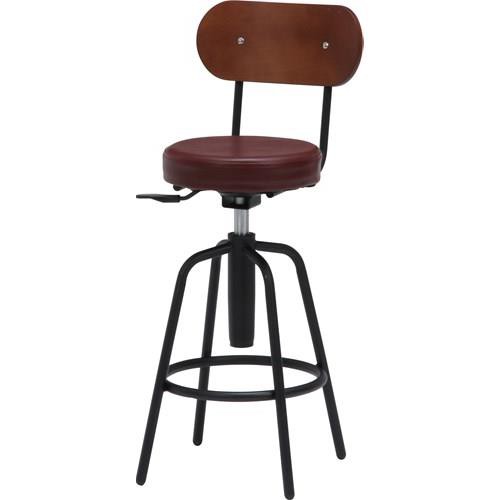 不二貿易 【組立品】 バースツール背付 ＨＫ−６１２０１ＢＲ