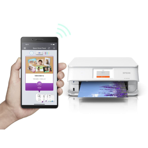 エプソン(EPSON) Colorio カラリオ EP-887AW ホワイト A4カラーインクジェット複合機 4.3型ワイドタッチパネル_10