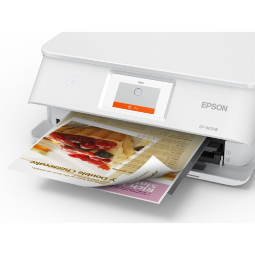 エプソン(EPSON) Colorio カラリオ EP-887AW ホワイト A4カラーインクジェット複合機 4.3型ワイドタッチパネル_9