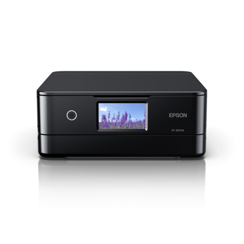 【長期保証付】エプソン(EPSON) Colorio カラリオ EP-887AB ブラック A4カラーインクジェット複合機 4.3型ワイドタッチパネル